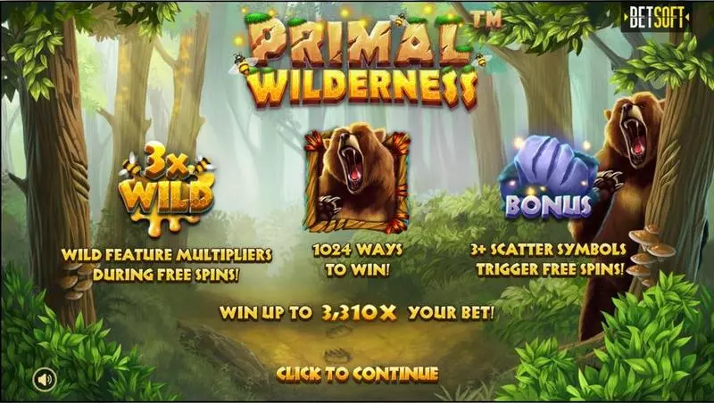 Primal Wilderness  BetSoft Slots - Info and Rules