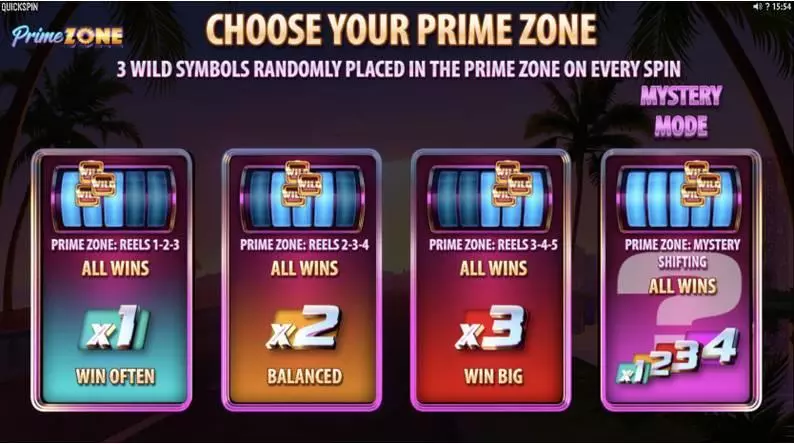 Prime Zone Quickspin Slots - Bonus 1
