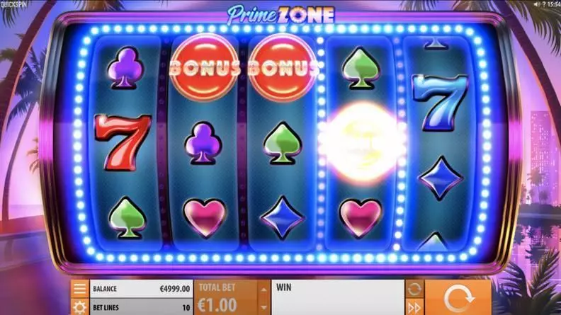 Prime Zone Quickspin Slots - Main Screen Reels