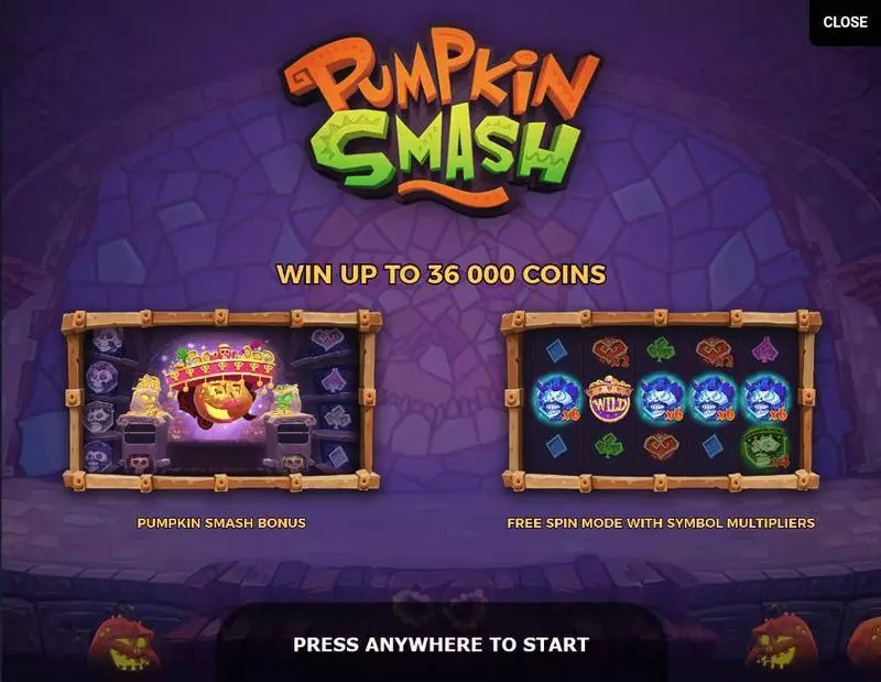 Pumpkin Smash Yggdrasil Slots - Info and Rules
