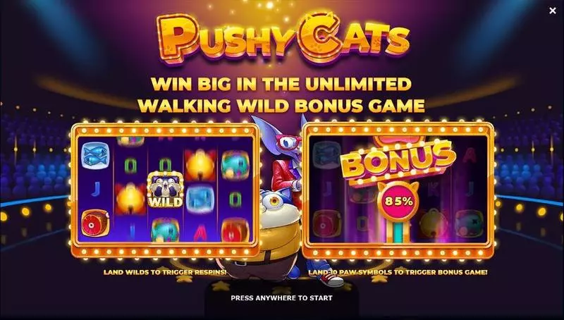 Pushy Cats Yggdrasil Slots - Info and Rules