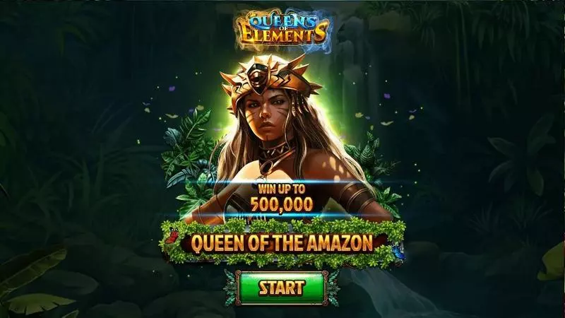 Queen Of The Amazon Spinomenal Slots - Introduction Screen