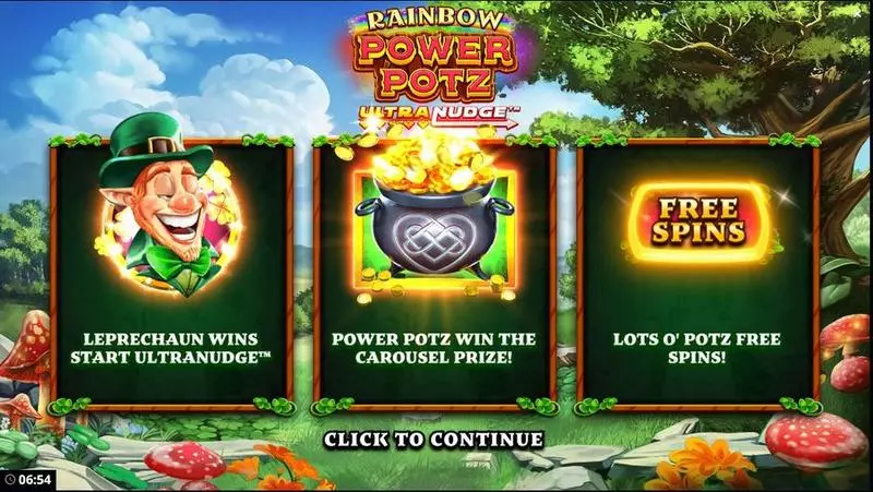 Rainbow Power Pots UltraNudge Bang Bang Games Slots - Info and Rules