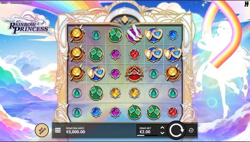 Rainbow Princess Hacksaw Gaming Slots - Main Screen Reels