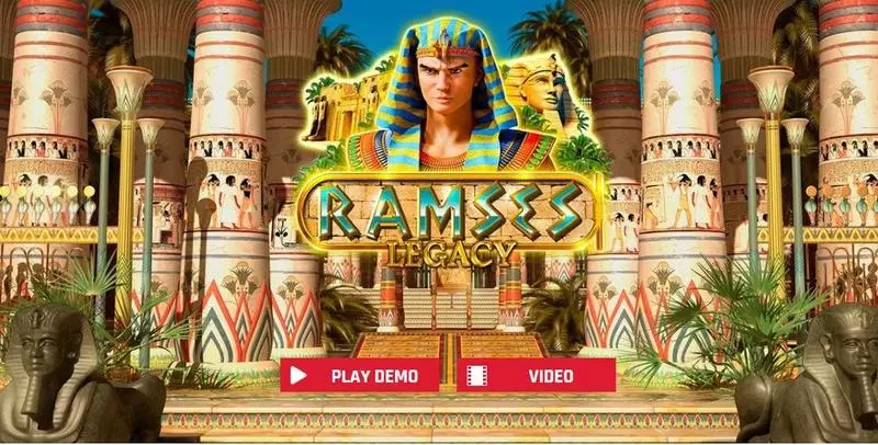 Ramses Legacy Red Rake Gaming Slots - Introduction Screen