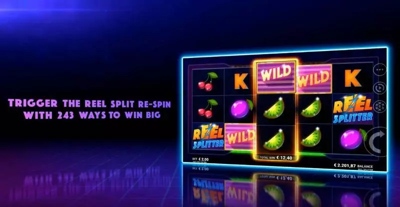 Reel Splitter Microgaming Slots - Main Screen Reels