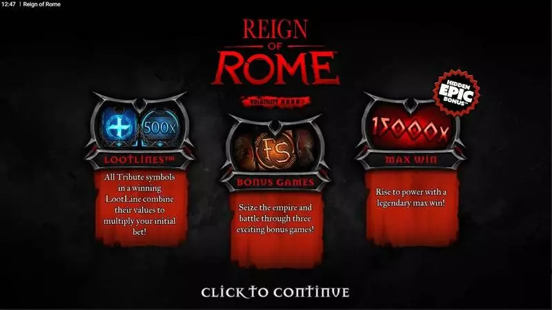 Reign of Rome Hacksaw Gaming Slots - Info and Rules