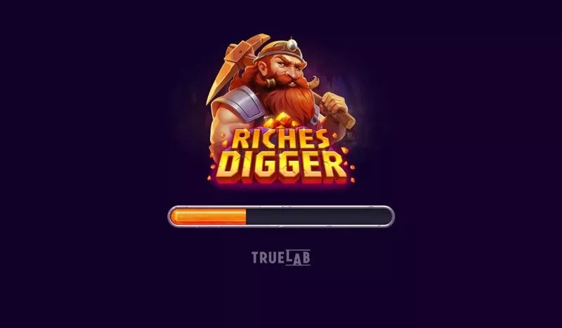 Riches Digger TrueLab Games Slots - Introduction Screen