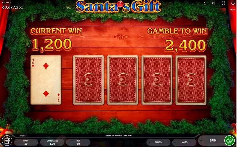 Santa's Gift Endorphina Slots - Gamble Winnings