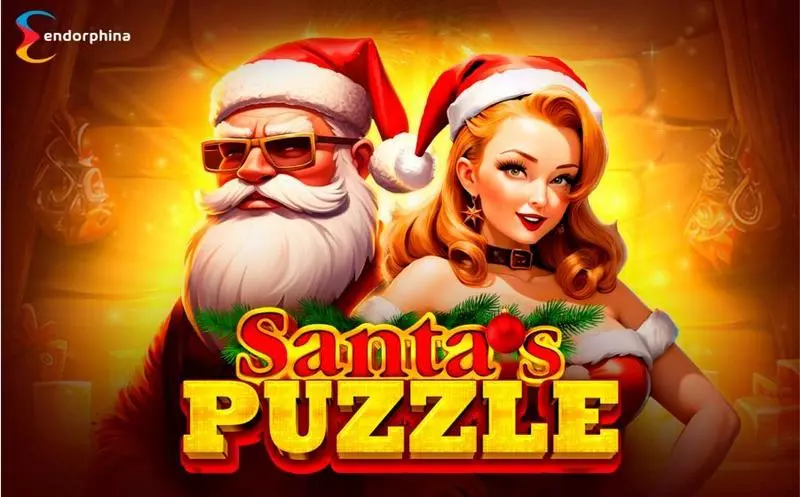 Santa's Puzzle Endorphina Slots - Introduction Screen