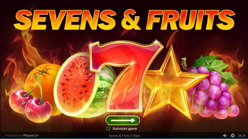 Sevens & Fruits Playson Slots - Info and Rules