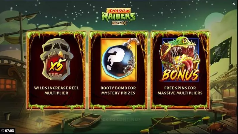 Shadow Raiders MultiMax Bang Bang Games Slots - Bonus 1