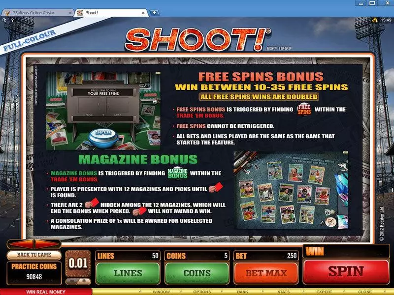 Shoot! Microgaming Slots - Bonus 2