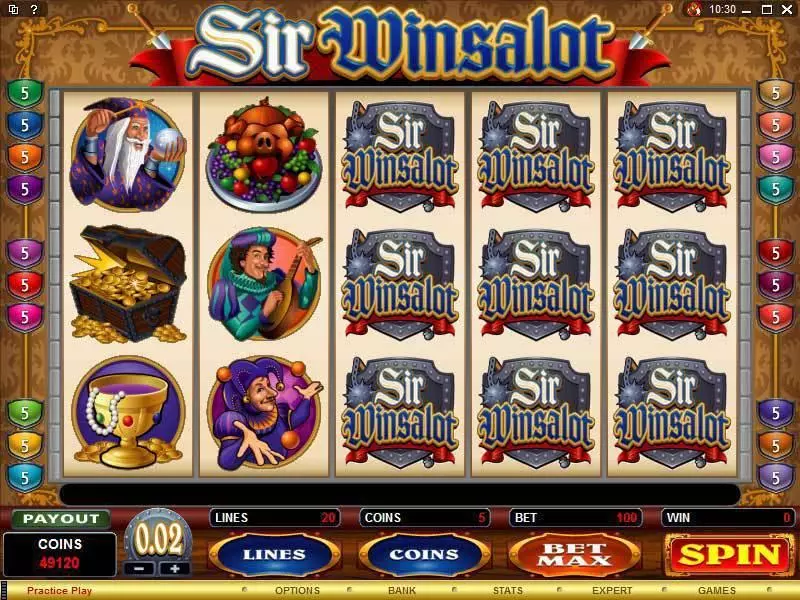 Sir Winsalot Microgaming Slots - Bonus 1