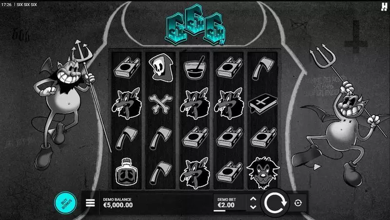 SixSixSix Hacksaw Gaming, Slots - Main Screen Reels