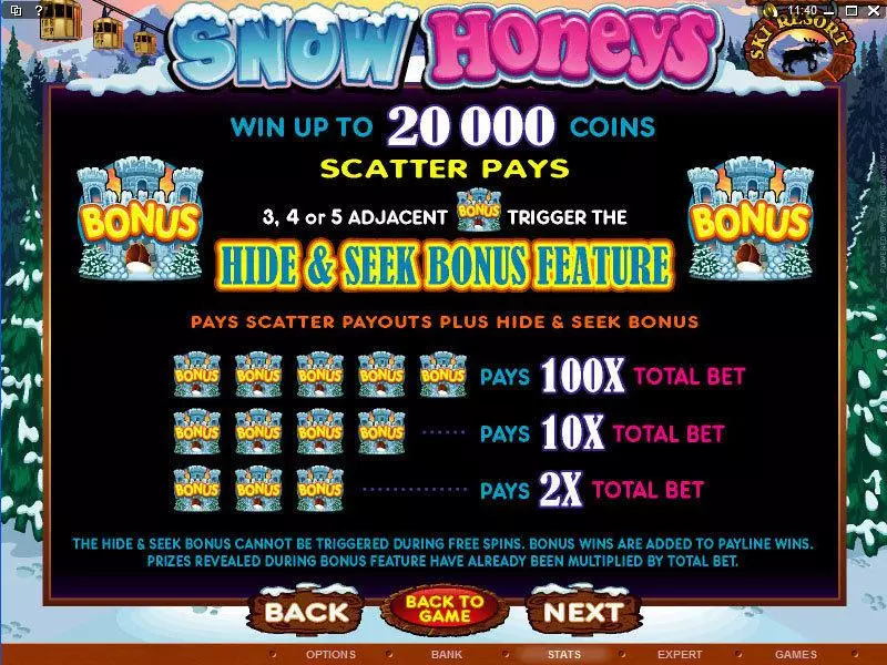 Snow Honeys Microgaming Slots - Info and Rules