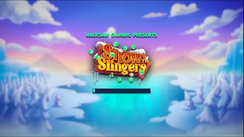 Snow Slinger Hacksaw Gaming Slots - Introduction Screen