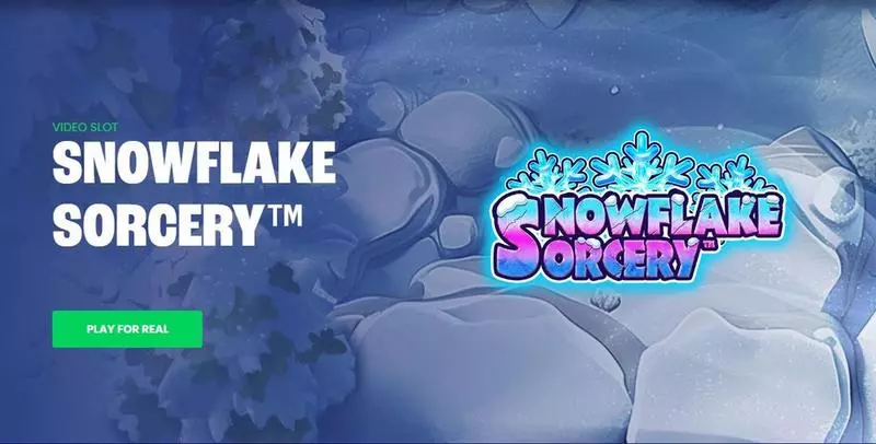 Snowflake Sorcery StakeLogic Slots - Introduction Screen