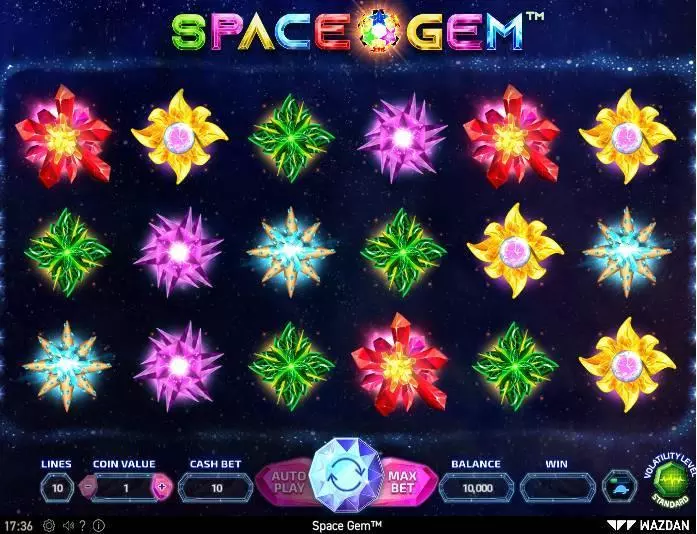 Space Gem Wazdan Slots - Main Screen Reels