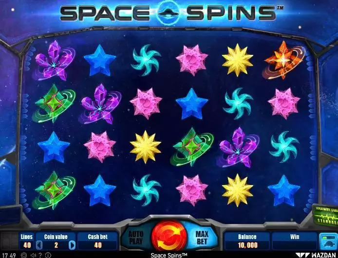 Space Spins Wazdan Slots - Main Screen Reels