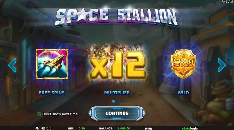 Space Stallion StakeLogic Slots - Info and Rules