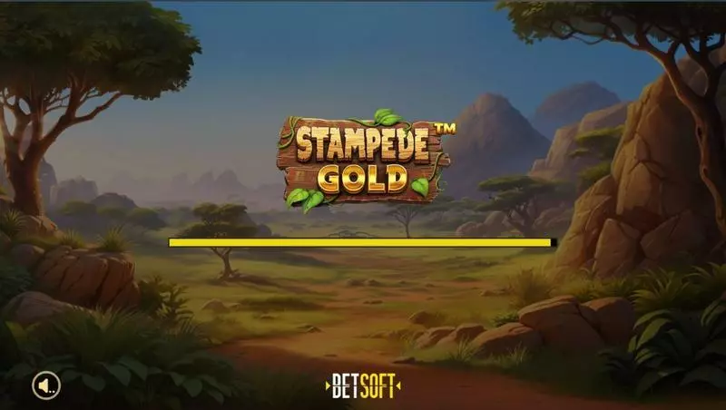 Stampede Gold BetSoft Slots - Introduction Screen