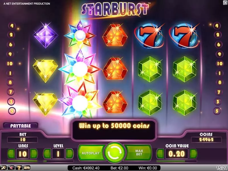 Starburst NetEnt Slots - Bonus 1