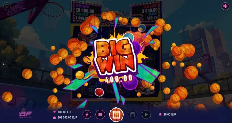 Street Basket 3×3 BF Games Slots - Winning Screenshot