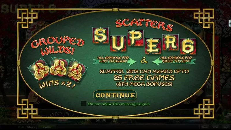Super 6 RTG Slots - Info and Rules