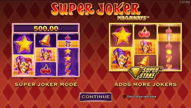 Super Joker Megaways StakeLogic Slots - Info and Rules