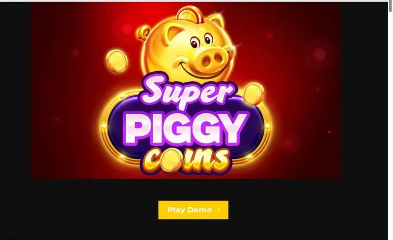 Super Piggy Coins Apparat Gaming Slots - Introduction Screen