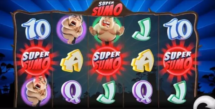 Super Sumo Microgaming Slots - Main Screen Reels