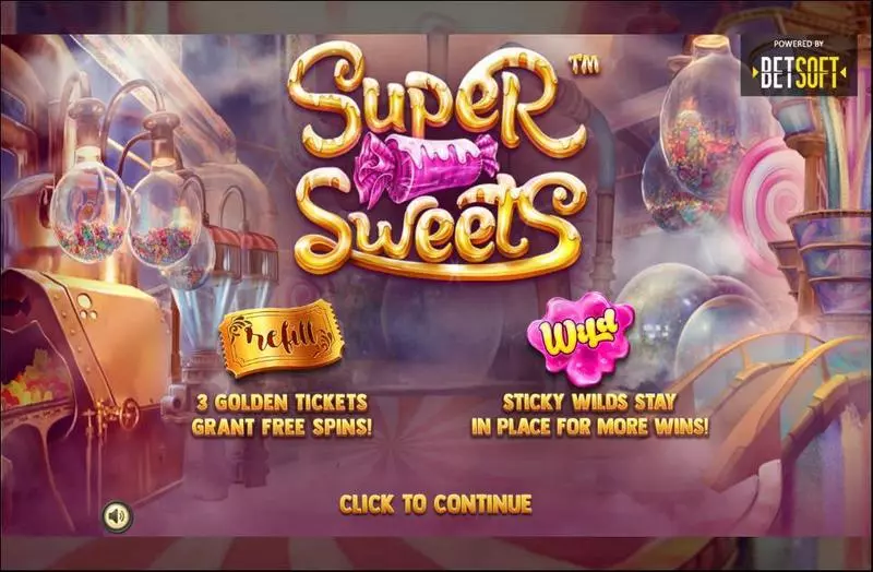 Super sweets BetSoft Slots - Info and Rules