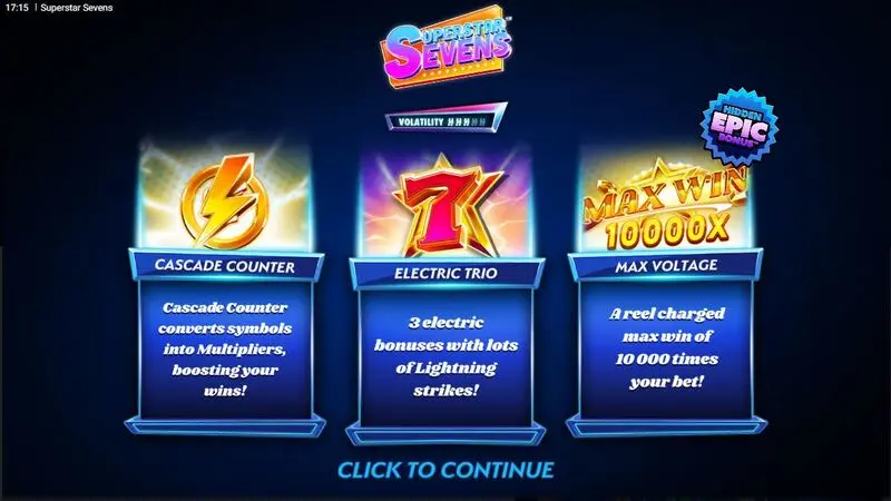 Superstar Sevens Hacksaw Gaming Slots - Info and Rules