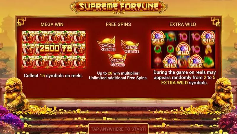 Supreme Fortune Booongo Slots - Info and Rules