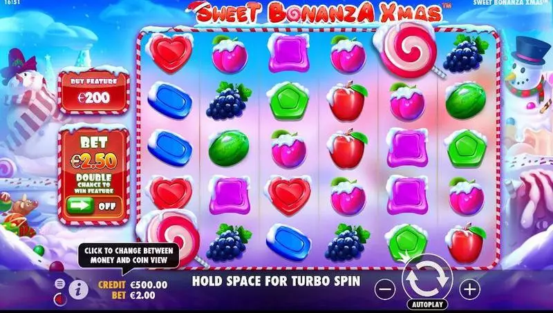 Sweet Bonanza Xmas Pragmatic Play Slots - Main Screen Reels