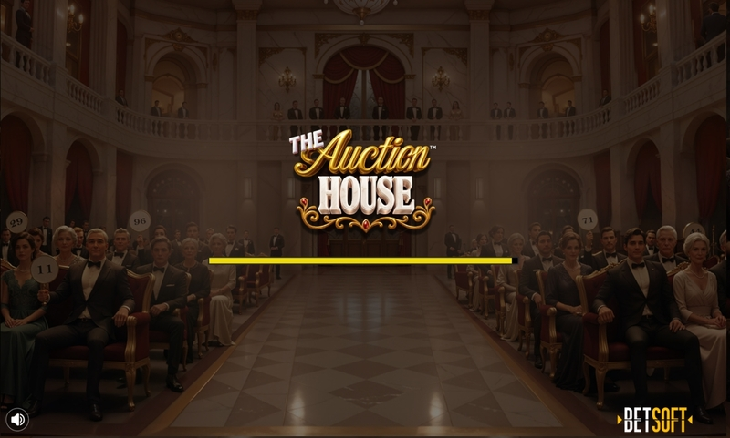 The Auction House BetSoft Slots - Introduction Screen