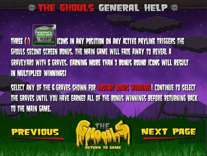 The Ghouls BetSoft Slots - Info and Rules