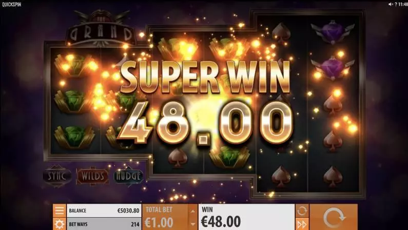 The Grand Quickspin Slots - Winning Screenshot