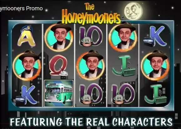 The Honeymooners 2 by 2 Gaming Slots - Main Screen Reels