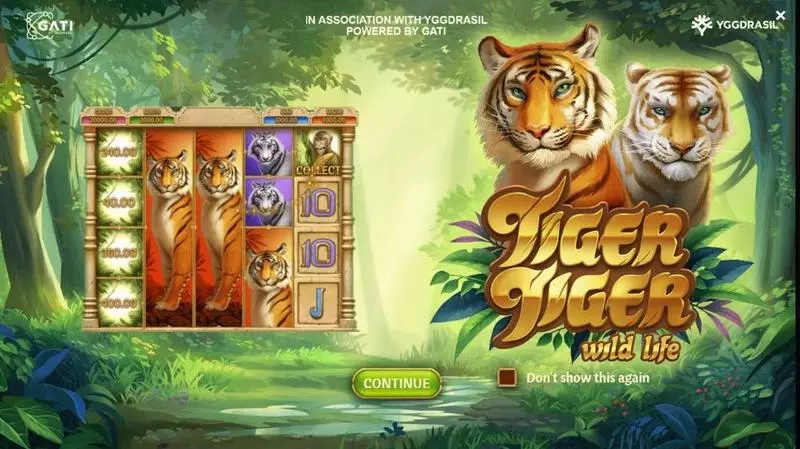 Tiger Tiger Wild Life G.games Slots - Free Spins Feature