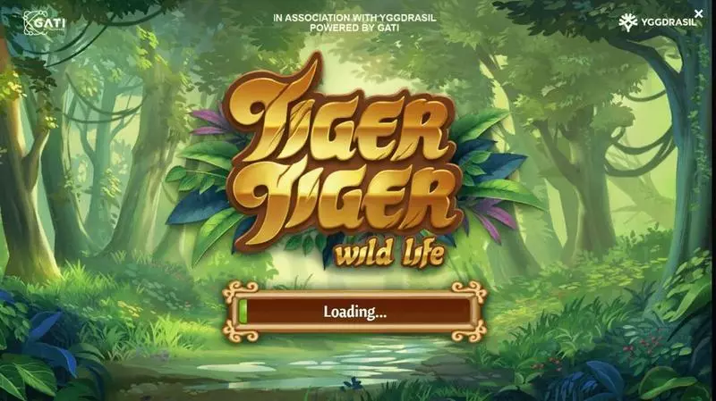 Tiger Tiger Wild Life G.games Slots - Introduction Screen