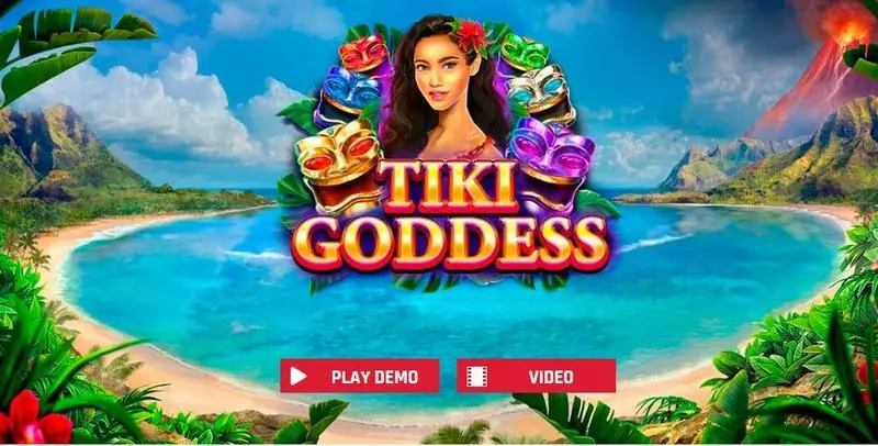 Tiki Goddess Red Rake Gaming Slots - Introduction Screen