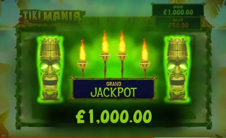Tiki Mania Microgaming Slots - Winning Screenshot