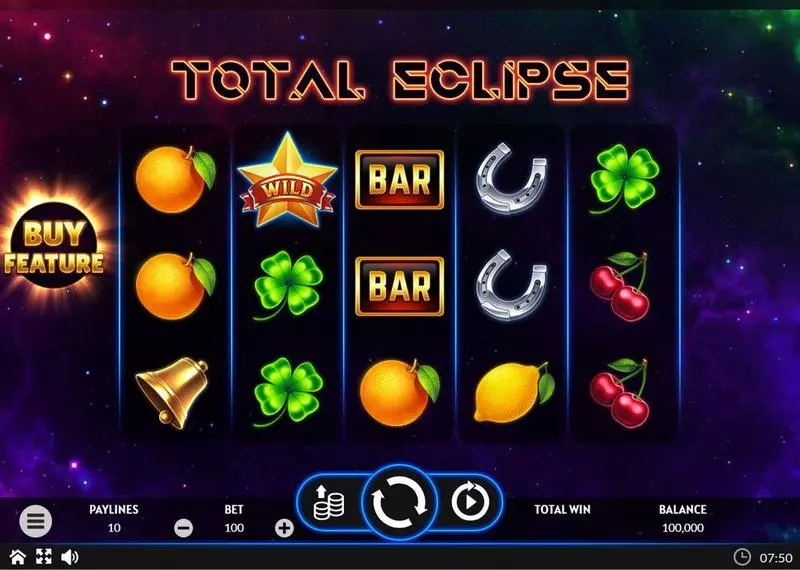 Total Eclipse Apparat Gaming Slots - Main Screen Reels