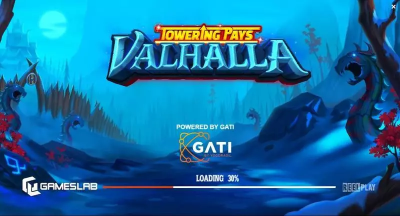 Towering Pays Valhalla ReelPlay Slots - Introduction Screen