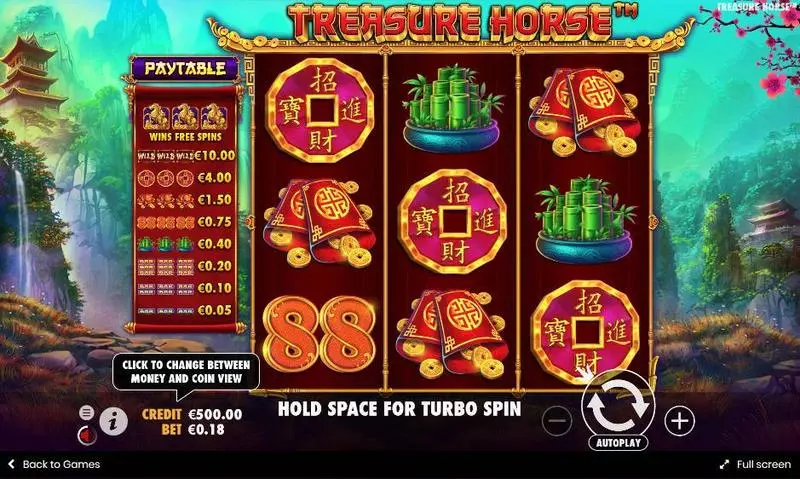Treasure Horse Pragmatic Play Slots - Main Screen Reels