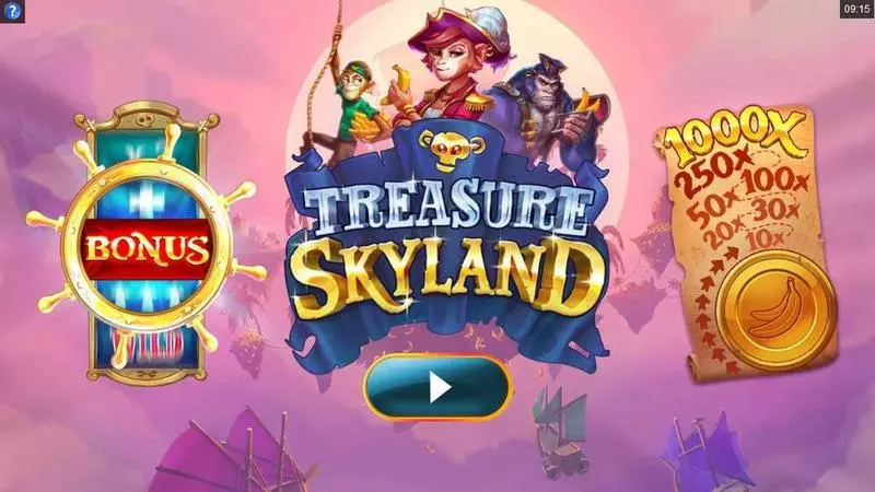 Treasure Skyland Microgaming Slots - Info and Rules