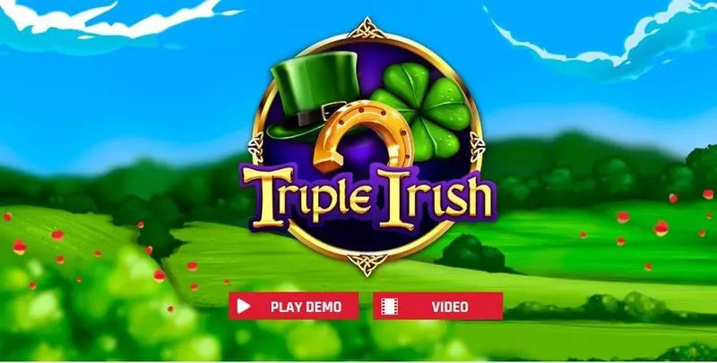 Triple Irish Red Rake Gaming Slots - Introduction Screen