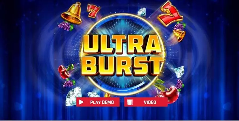 Ultra Burst Red Rake Gaming Slots - Introduction Screen